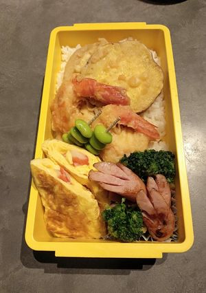 ☆2020.08.10☆天丼弁当☆-レシピのメイン写真