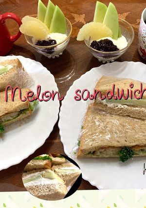メロンサンドのモーニング-レシピのメイン写真