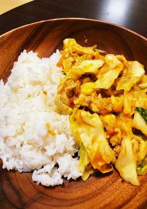 チキンとキャベツの本格的スパイスカレー-レシピのメイン写真