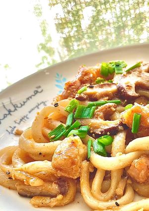 味噌だれ！焼きうどん^_^-レシピのメイン写真