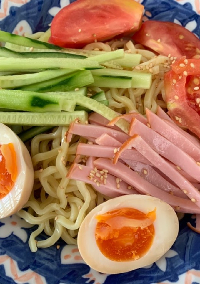 煮卵で冷し中華-レシピのメイン写真