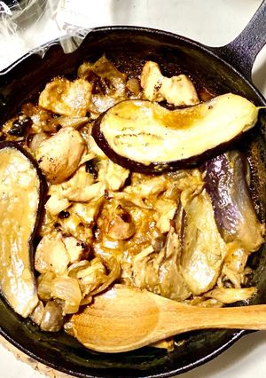 簡単!鶏モモとなすのココナッツカレー♪-レシピのメイン写真