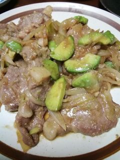 豚ばら焼き肉用であっさり生姜焼き-レシピのメイン写真