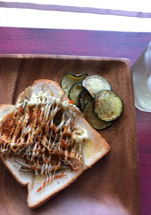 ☆きんぴらごぼうトースト☆-レシピのメイン写真