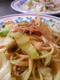 キャベツとツナの和風スパゲッティ-レシピのメイン写真