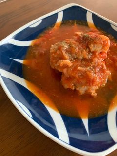 腹ぺこ男子パクパク!チキンのトマト煮込み-レシピのメイン写真