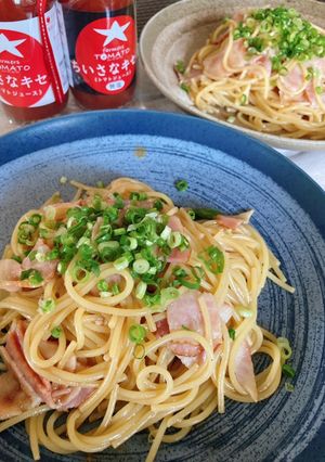 カルディ！まー油和風パスタソースパスタ-レシピのメイン写真