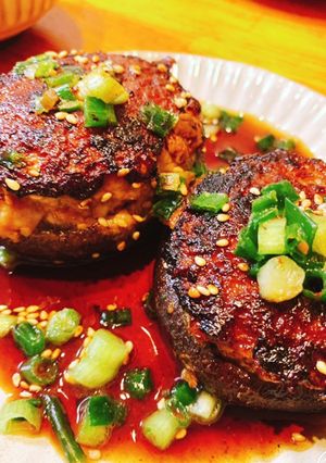 絶品！！巨大椎茸の肉詰め-レシピのメイン写真