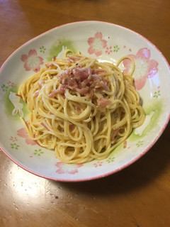 和風クリームスパゲティー-レシピのメイン写真
