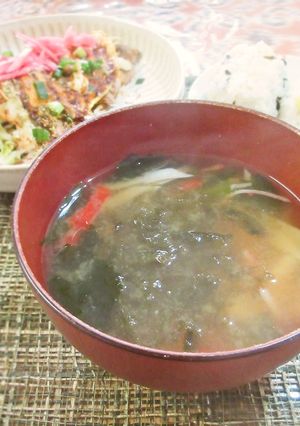オッサンのカニカマ味噌汁-レシピのメイン写真