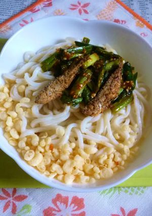 醤油うどん風冷やしうどん７～壺ニラ-レシピのメイン写真