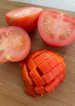 トマトの良い保存-レシピのメイン写真