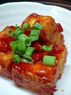 韓国料理:厚揚げの揚げ煮-レシピのメイン写真