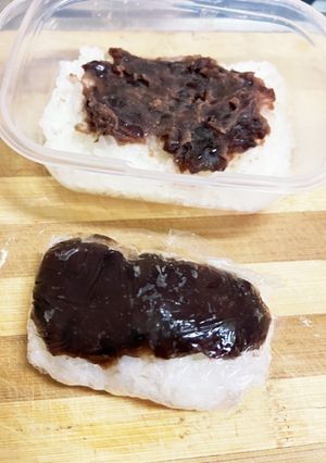 切り餅と白米でおはぎ-レシピのメイン写真