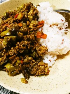 レンジで簡単キーマカレー-レシピのメイン写真