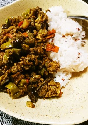 レンジで簡単キーマカレー-レシピのメイン写真
