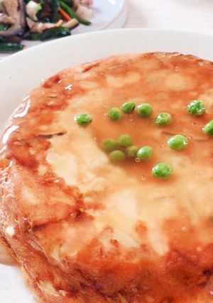 炊飯器で♪ 一丁寄せ生とうふdeかにたま-レシピのメイン写真