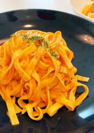 子供も大好き♪トマトクリームパスタ☆-レシピのメイン写真
