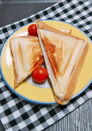 ホットサンド（ハムチーズ&トマトチーズ）-レシピのメイン写真