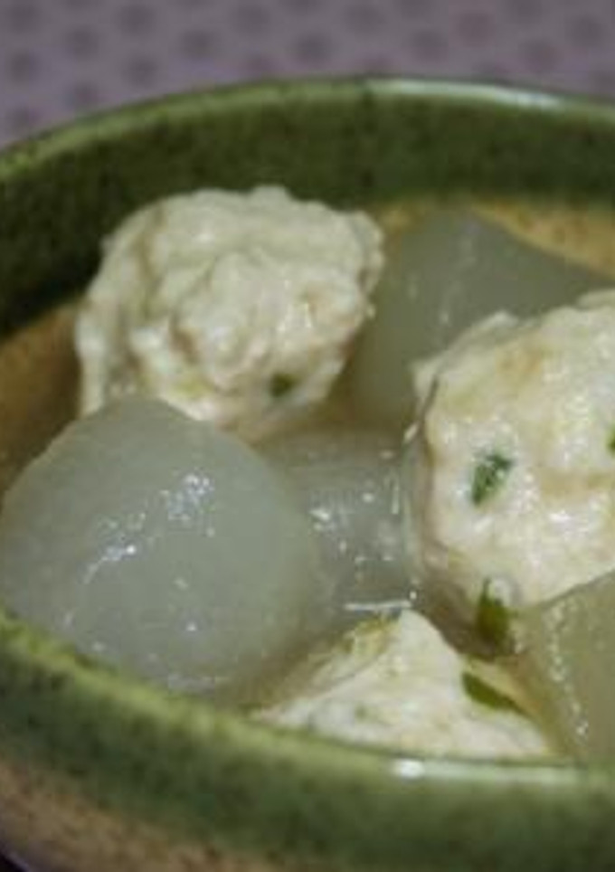 冬瓜と鶏つくね団子のとろとろ煮-レシピのメイン写真