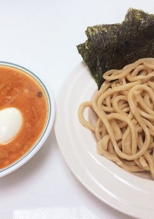 簡単絶品、辛味噌胡麻つけ麺!-レシピのメイン写真