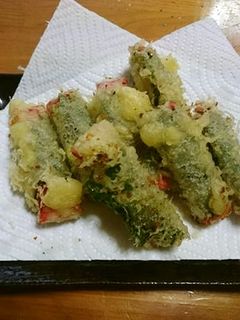 カニカマの大葉巻き天ぷら-レシピのメイン写真