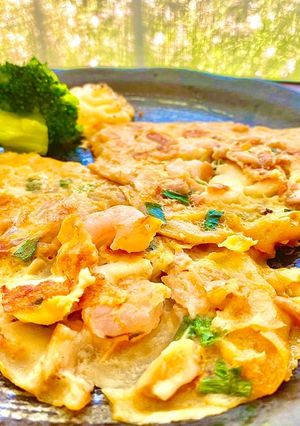 シーフードおやき^^（きょうの昼ごはん）-レシピのメイン写真
