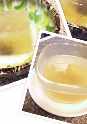 棒寒天★梅シロップでしとやかな梅ゼリー-レシピのメイン写真