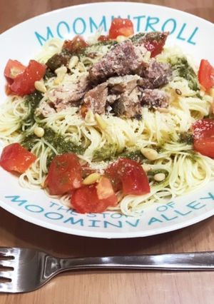 サバとトマトの冷製ジェノベーゼ-レシピのメイン写真