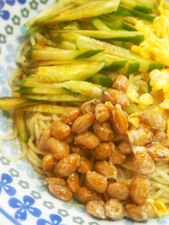 納豆冷麺!たんぱく質たっぷり♪簡単♪-レシピのメイン写真