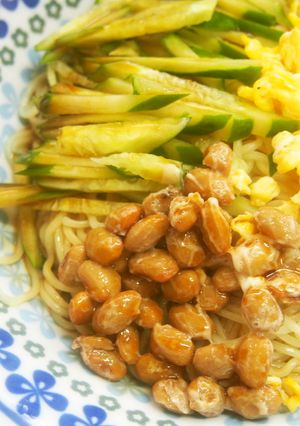 納豆冷麺！たんぱく質たっぷり♪簡単♪-レシピのメイン写真