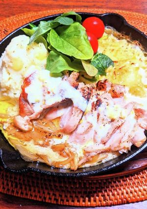 鶏ももソテーのコーンポタージュリゾット-レシピのメイン写真
