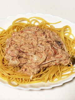 まるでカニカマおにぎり♡すしパスタ♪-レシピのメイン写真