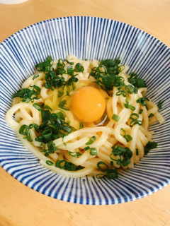 簡単!濃厚!!釜玉うどん-レシピのメイン写真
