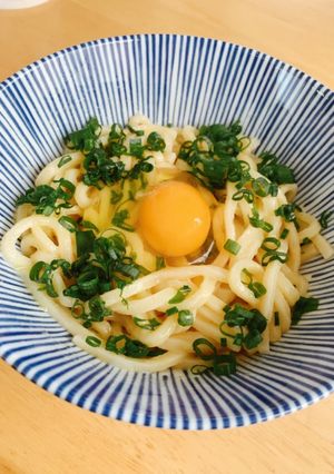 簡単！濃厚！！釜玉うどん-レシピのメイン写真