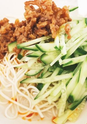 素麺で冷やし坦々麺-レシピのメイン写真