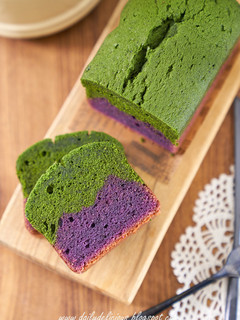 紫芋と抹茶パウンドケーキ-レシピのメイン写真