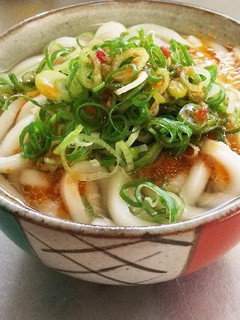♪うどん♪ピリ辛ねぎ-レシピのメイン写真