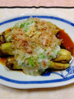 焼き茄子のオクラかけ-レシピのメイン写真