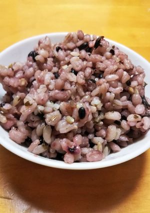 わたしだけのための朝ご飯。雑穀米～～-レシピのメイン写真