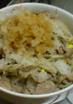 野菜炒めon大根おろし-レシピのメイン写真