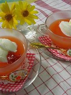 人参&リンゴのミックスジュースゼリー-レシピのメイン写真