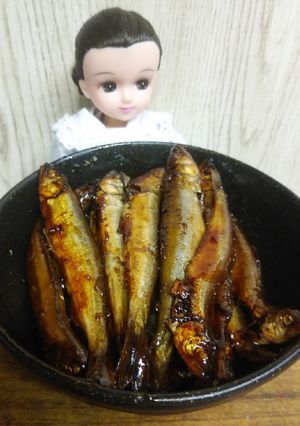 リカちゃん♡小鮎の甘露煮？≒たいたん！-レシピのメイン写真