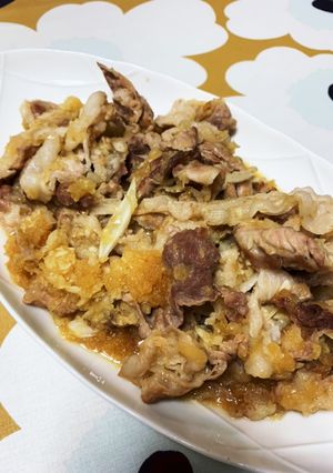 超簡単！玉ねぎ大量消費の生姜焼き！-レシピのメイン写真