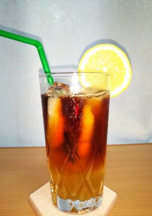 三温糖レモンシロップのティーソーダ-レシピのメイン写真