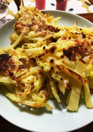 お好み焼き風じゃがいものとろけるチーズ焼-レシピのメイン写真