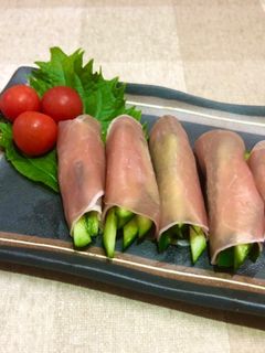 ☆生ハムきゅうり!青じそ風味♪-レシピのメイン写真