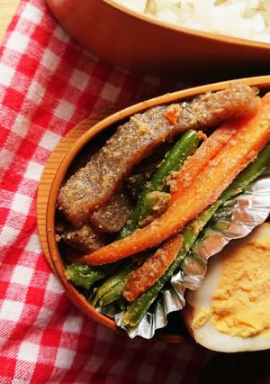 お弁当★こんにゃくの辛味噌炒め★作り置き-レシピのメイン写真