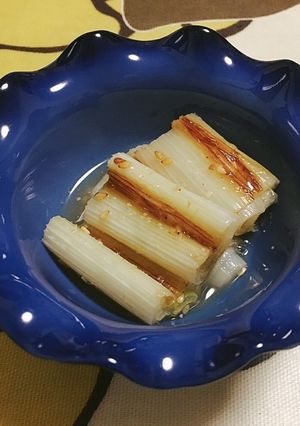 白ネギの胡麻レモン焼きびたし-レシピのメイン写真