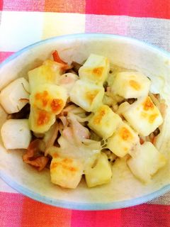 はんぺん☆ベーコン☆しめじのチーズ焼き-レシピのメイン写真